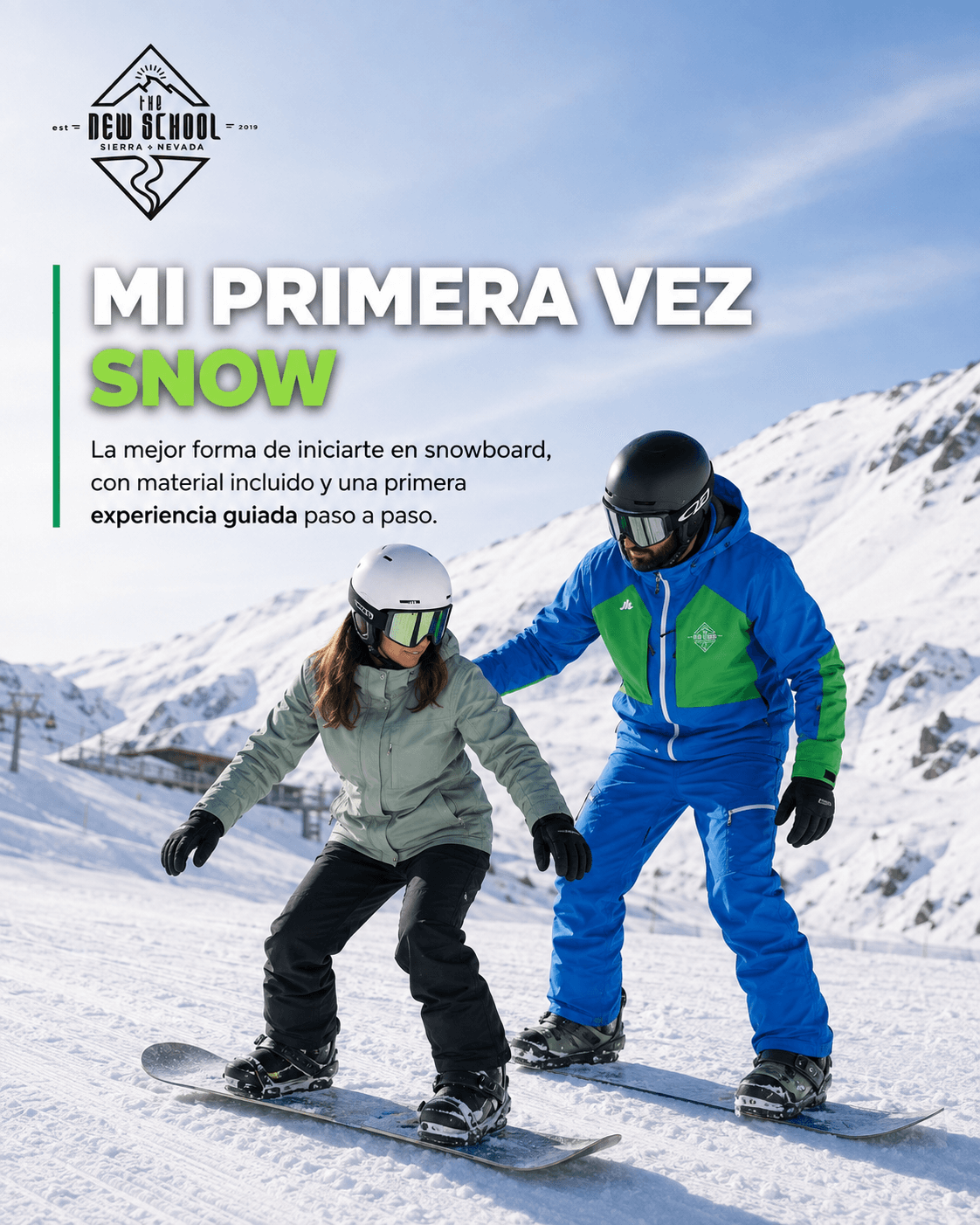 "Mi primera vez" 3h snow + Alquiler de material